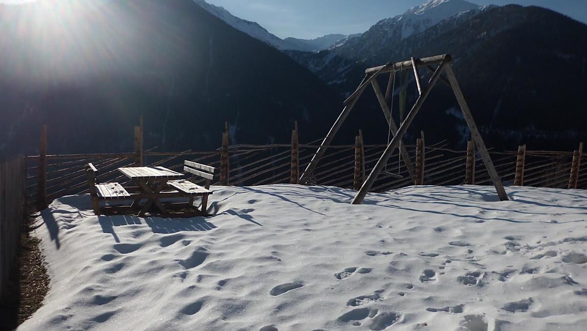 Il nostro parco giochi in inverno