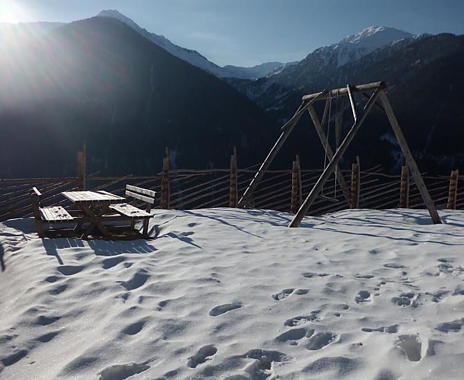 Il nostro parco giochi in inverno