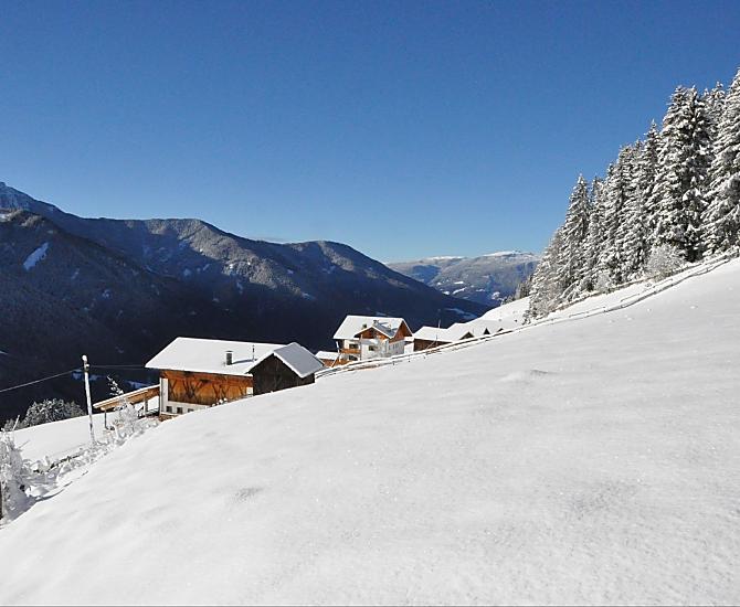 Vista del maso verso sud