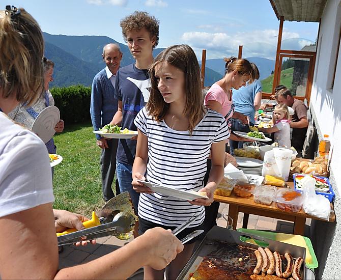 Piacevoli momenti al barbecue