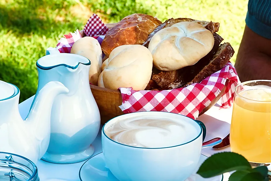 Frühstücken im Grünen