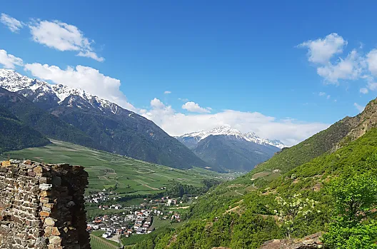 Wandern im Vinschgau mit Ausblick