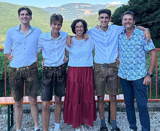 Das sind wir: Familie Peterlin 