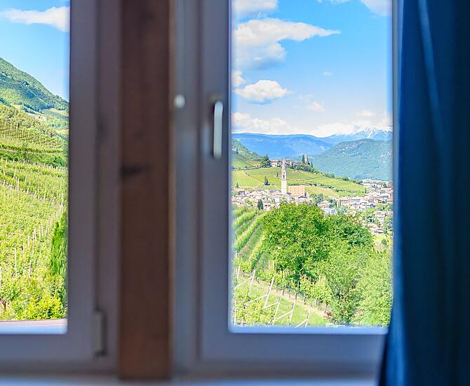 Ausblick nach Tramin